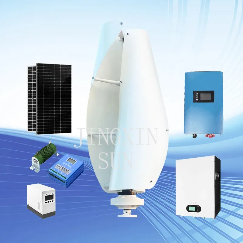 توربينات الرياح العمودية الصغي - مراجعة Renewable Energy Wind Solar وسعره