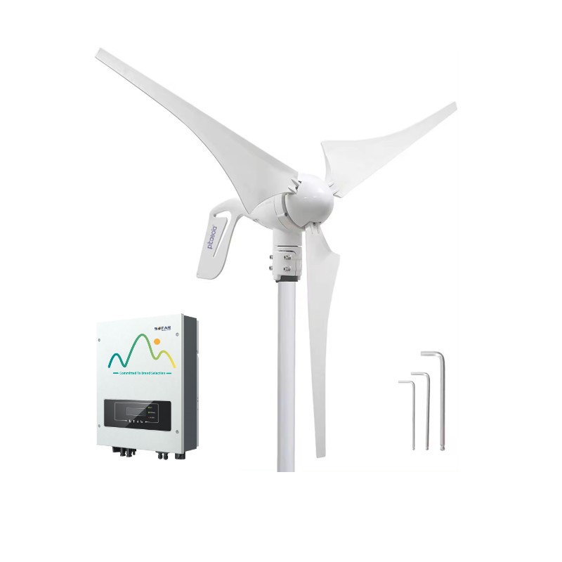 نظام توربينات الرياح الشمسية 1 - مراجعة Renewable Energy Wind Solar وسعره