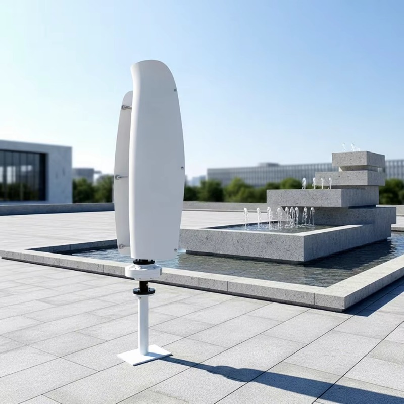 مولد رياح VAWT بتصميم زهرة الت - مراجعة Renewable Energy Wind Solar وسعره