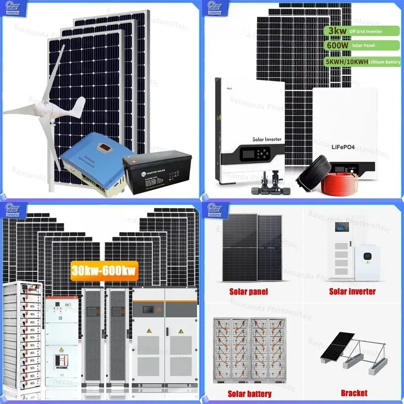 نظام توربينات الرياح الشمسية ا - مراجعة Renewable Energy Wind Solar وسعره