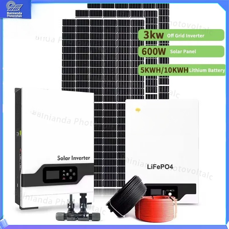 نظام توربينات الرياح الشمسية ا - مراجعة Renewable Energy Wind Solar وسعره